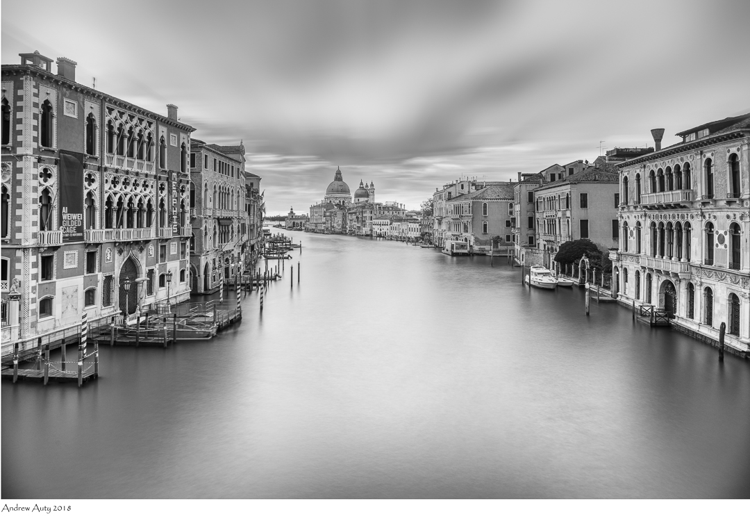 The Grand Canal from Accademia Bridge in Venice